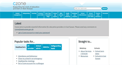 Desktop Screenshot of czone.eastsussex.gov.uk